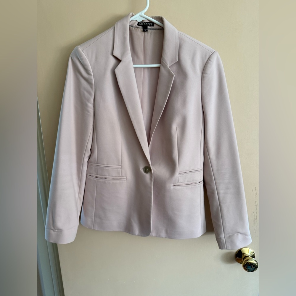 Express Light Pink Women’s Blazer - Size 8